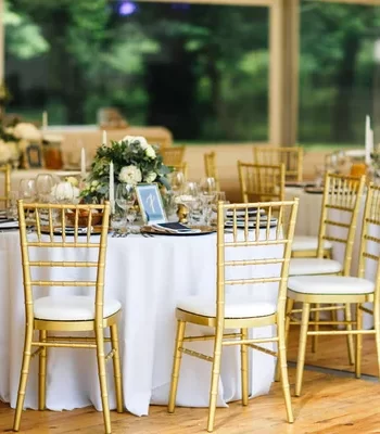 Gold chiavari chairs